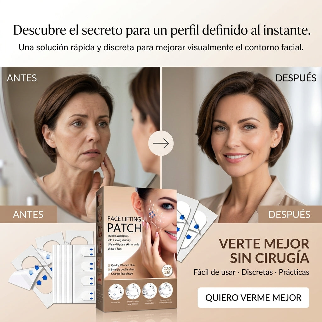 CINTA FACIAL INVISIBLE EFECTO LIFTING